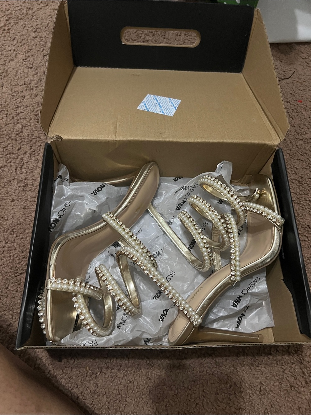 Fashion nova wrap up heels
